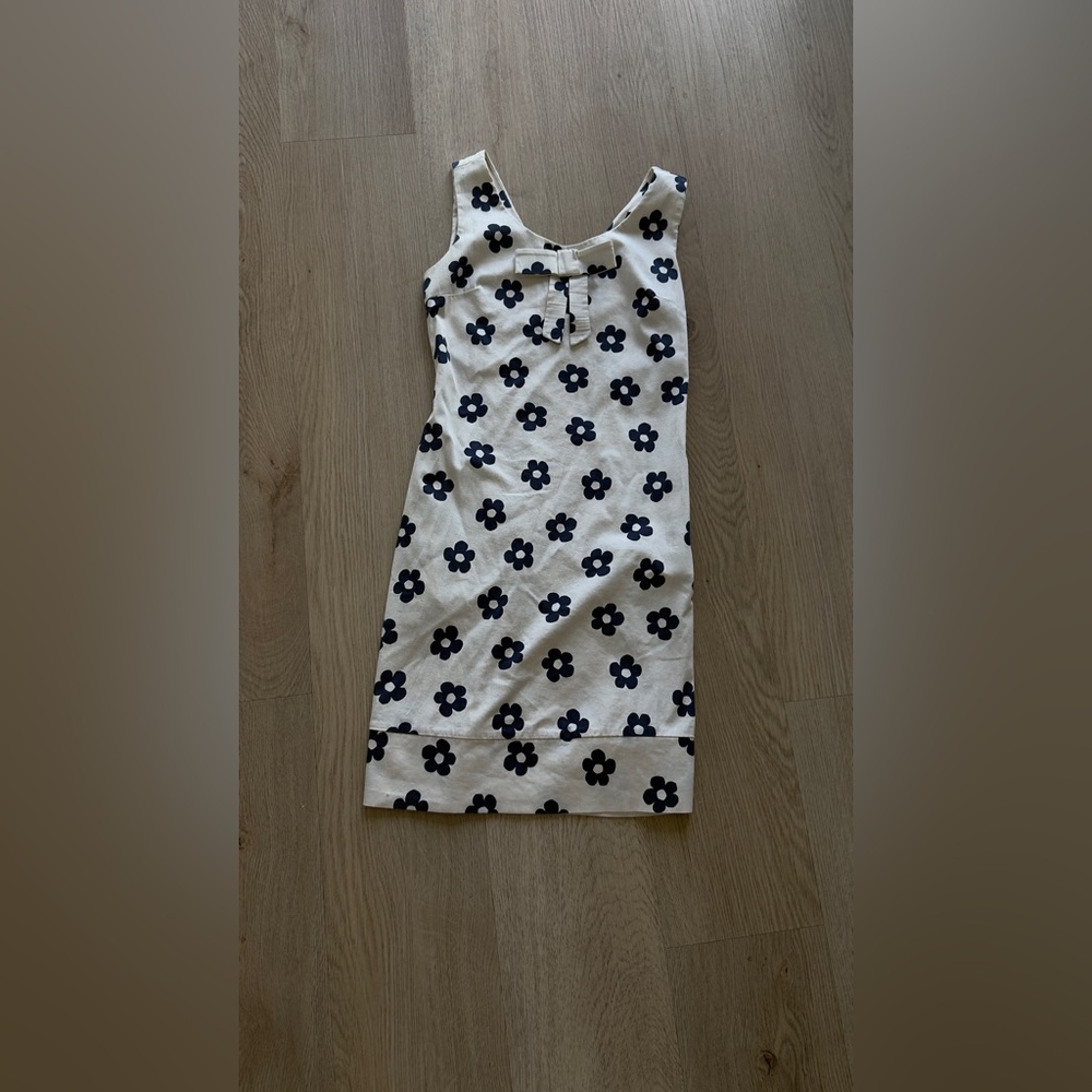 Floral Print Women's Skirt - Black and White